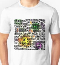Shapes colour splash Unisex T-Shirt