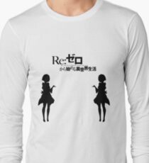 Re: Zero kara Hajimeru Isekai Seikatsu (Black Edition) Long Sleeve T-Shirt