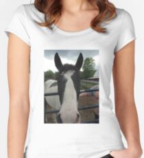 Aloha, saying good morning. Women's Fitted Scoop T-Shirt