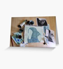 Totemic Animal - SoJie 12 Workshop - WIP 5 (b) Greeting Card
