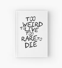 Hunter S. Thompson Quote Cool Weird Funny Strange Hardcover Journal