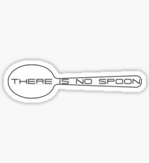 There Is No Spoon The Matrix Cool Quote Movie Sticker