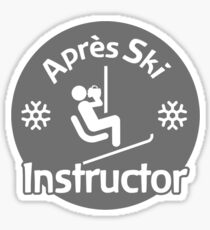 Après Ski Instructor Sticker