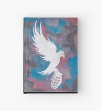 dove and grenade galaxy Hardcover Journal