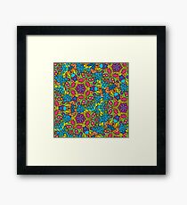 Psychedelic LSD Trip Ornament 0006 Framed Print