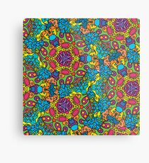 Psychedelic LSD Trip Ornament 0006 Metal Print