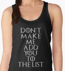 The List Women's Tank Top