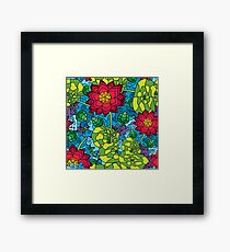 Psychedelic LSD Trip Ornament 0009 Framed Print