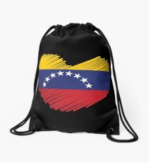 Venezuela-Flaggen-Herz Rucksackbeutel