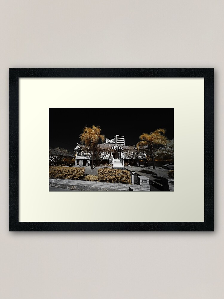 Alternate view of West end mansion Framed Art Print