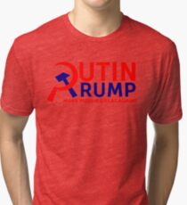 Putin Trump Make Russia Great Again Tri-blend T-Shirt