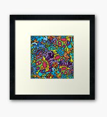 Psychedelic LSD Trip Ornament 0001 Framed Print