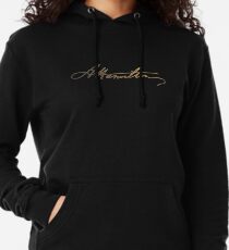 Alexander Hamilton Gold Signature Lightweight Hoodie