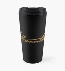 Alexander Hamilton Gold Signature Travel Mug
