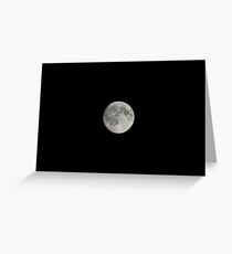 Full Moon, Bolzano/Bozen, Italy Greeting Card