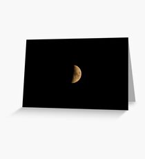 Moon over Bolzano/Bozen, Italy Greeting Card