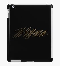 Thomas Jefferson Gold Unterschrift iPad-Hülle & Klebefolie