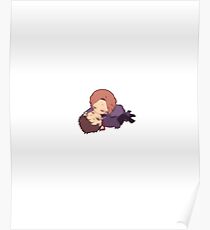 Chibi Mulder and Scully Poster