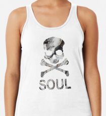 Seele - schwarzer Marmor Tanktop für Frauen