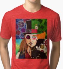 Johnny Depp Character Collage Tri-blend T-Shirt