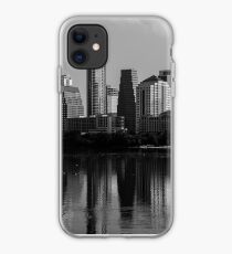 Austin Skyline Monochrome dark tones iPhone Case