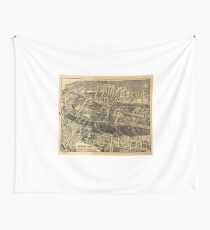 Vintage Map of Maplewood NJ (1910) Wall Tapestry