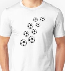 Camiseta unisex Balones de fútbol