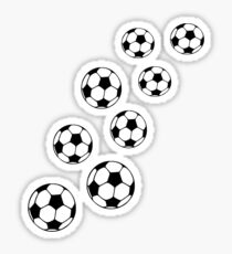 Soccer balls Sticker