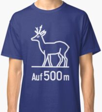 Bundesautobahn (Hirsch Kreuzung Zeichen) Classic T-Shirt