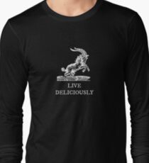 Camiseta de manga larga Vivir deliciosamente