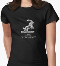 Live Deliciously Women's Fitted T-Shirt