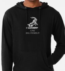 Lebe köstlich Leichter Hoodie