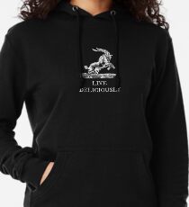 Sudadera con capucha ligera Vivir deliciosamente