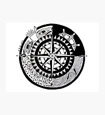 Compass Photographic Print