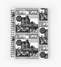 Bates Motel - Black Type Spiral Notebook