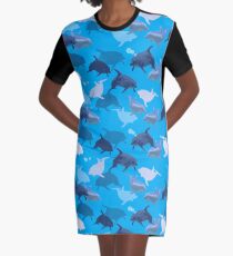 Aquaflage Graphic T-Shirt Dress