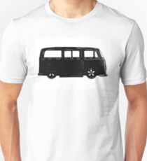 VW Bay window Bus in Black Unisex T-Shirt