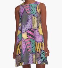 Patchwork Ragdoll A-Line Dress