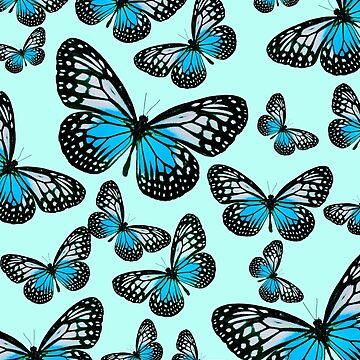 Artwork thumbnail, Blue Butterfies by Butterfly-Dream