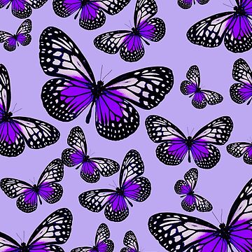 Artwork thumbnail, Purple Butterfies by Butterfly-Dream