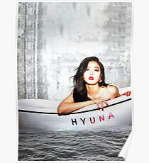 Póster Hyuna (현아), 4 minutos, estrella de Kpop