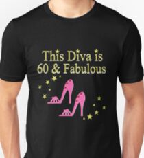 PINK SPARKLING 60 AND FABULOUS Unisex T-Shirt