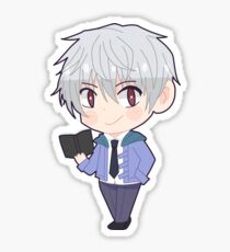 Akise Aru Mirai Nikki Chibi Sticker Sticker