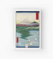 Noge Yokohama In Musashi Province - Hiroshige Ando - 1858 - woodcut Hardcover Journal