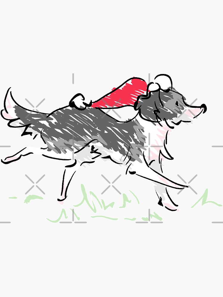 Christmas Collie by elspethrose