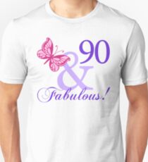 Fabulous 90th Birthday Unisex T-Shirt