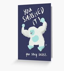 You Sexy Beast Greeting Card
