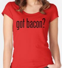 Got Bacon Women's Fitted Scoop T-Shirt