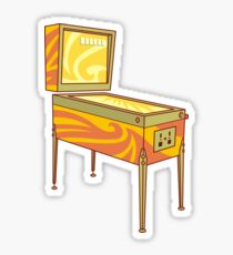 Pinball machine Sticker