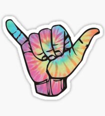 Binden Sie Farbstoff Shaka Sticker